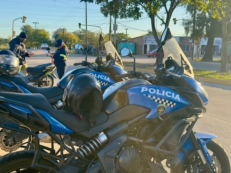 Fontana: realizaron operativo de tránsito sobre avenidas Alvear y Augusto Rey
