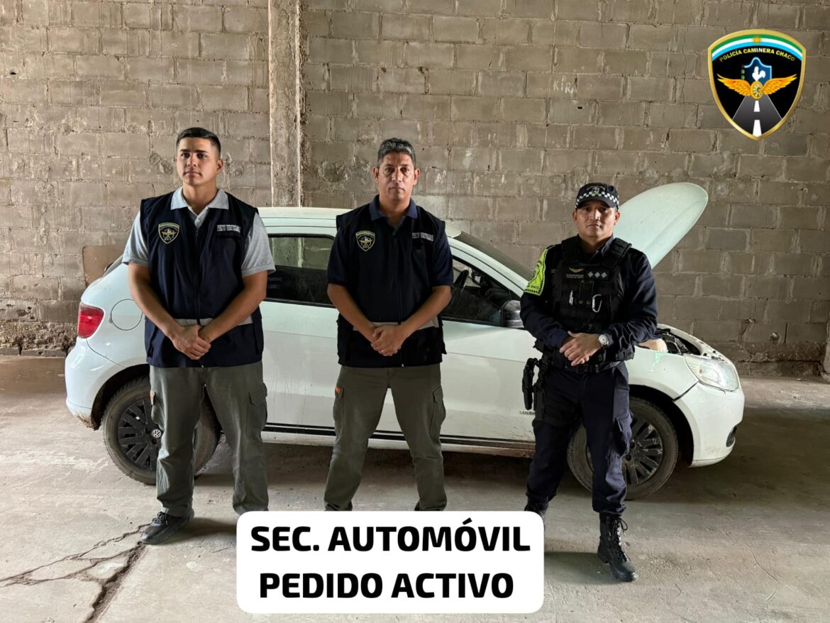 Interior provincial: secuestraron un automóvil robado y una motocicleta adulterada en Sáenz Peña
