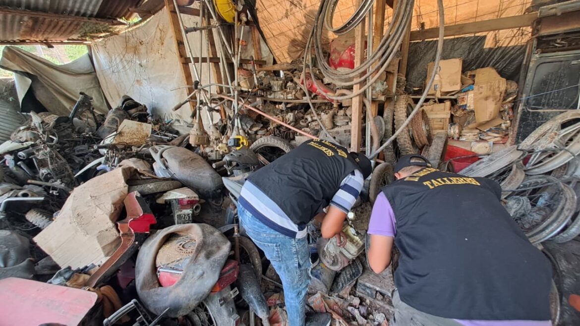 Fontana: inspección en talleres terminó con el secuestro de un motor