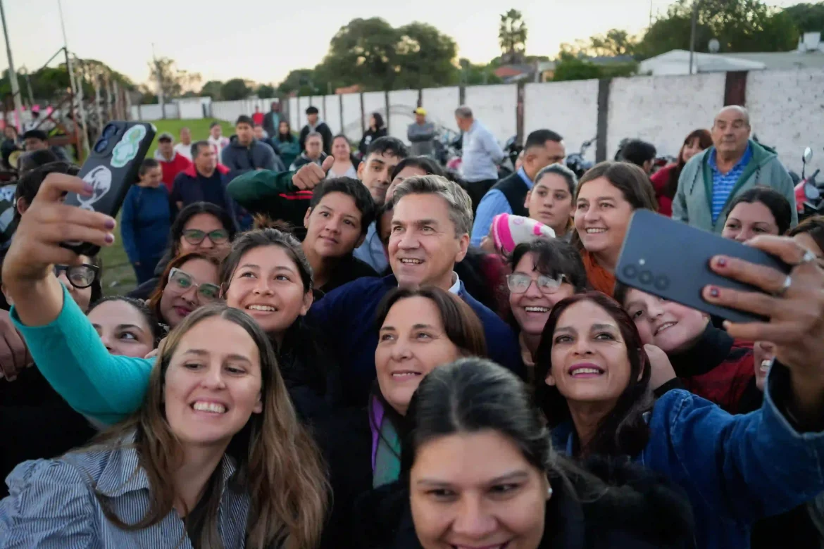 El gobernador Zdero anunció importantes obras para el Club San Martín de Margarita Belén
