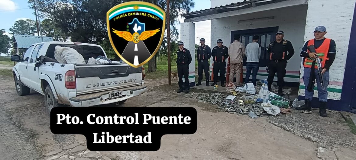 General San Martín: descubren en una camioneta placas de cementerio ocultas