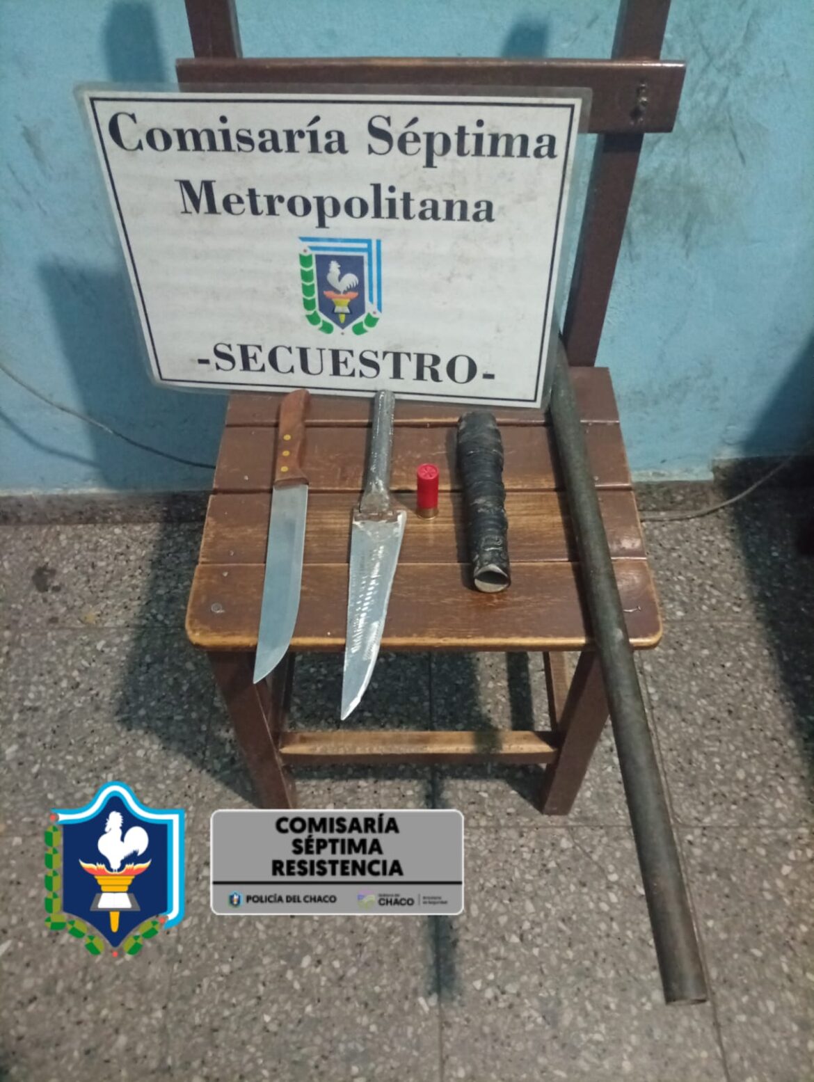 Prevención en Resistencia: agentes demoraron a dos menores armados en plena vía pública