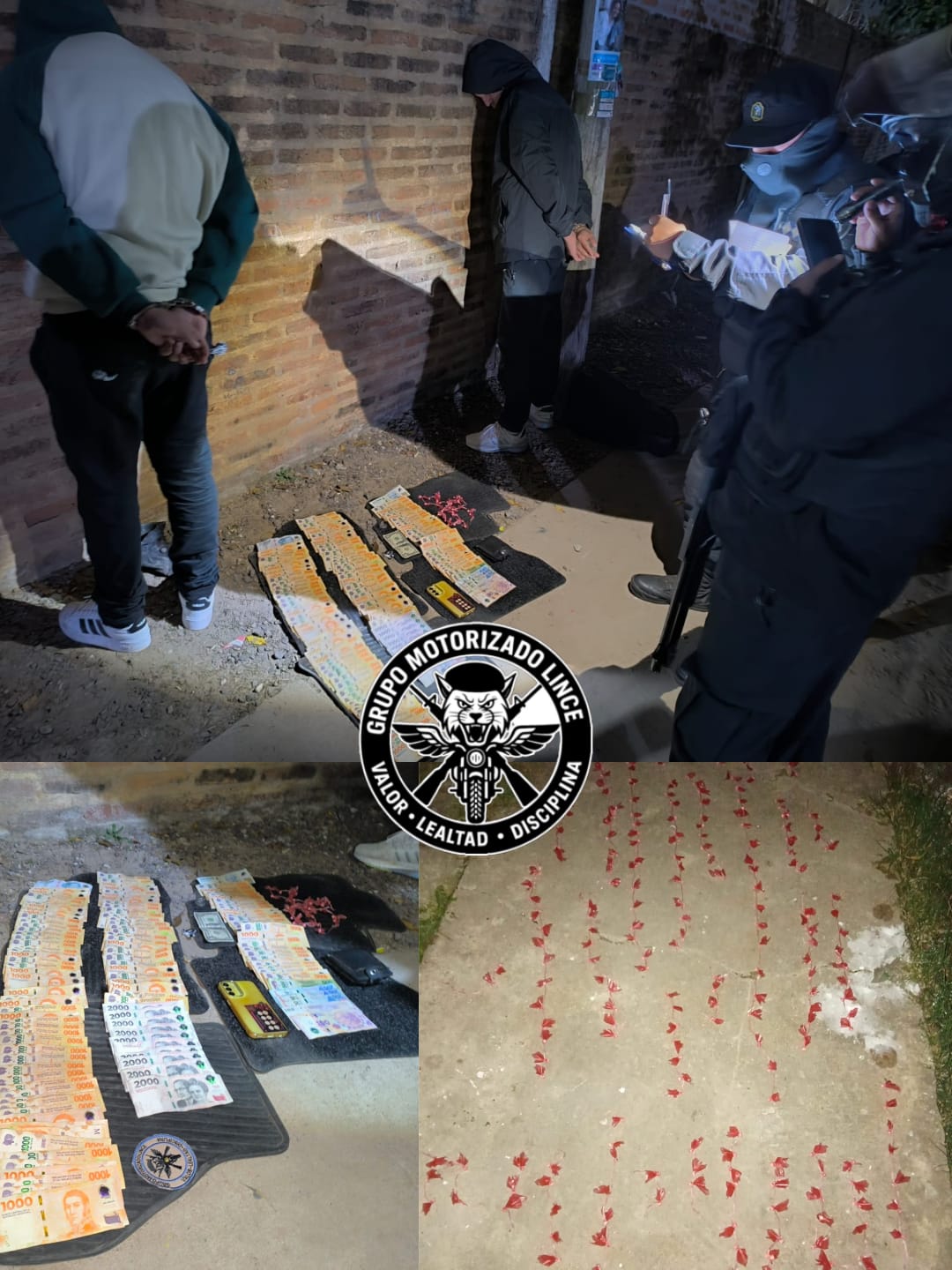 Zona Sur: demoraron a dos jóvenes y secuestraron cocaína en operativo Lince