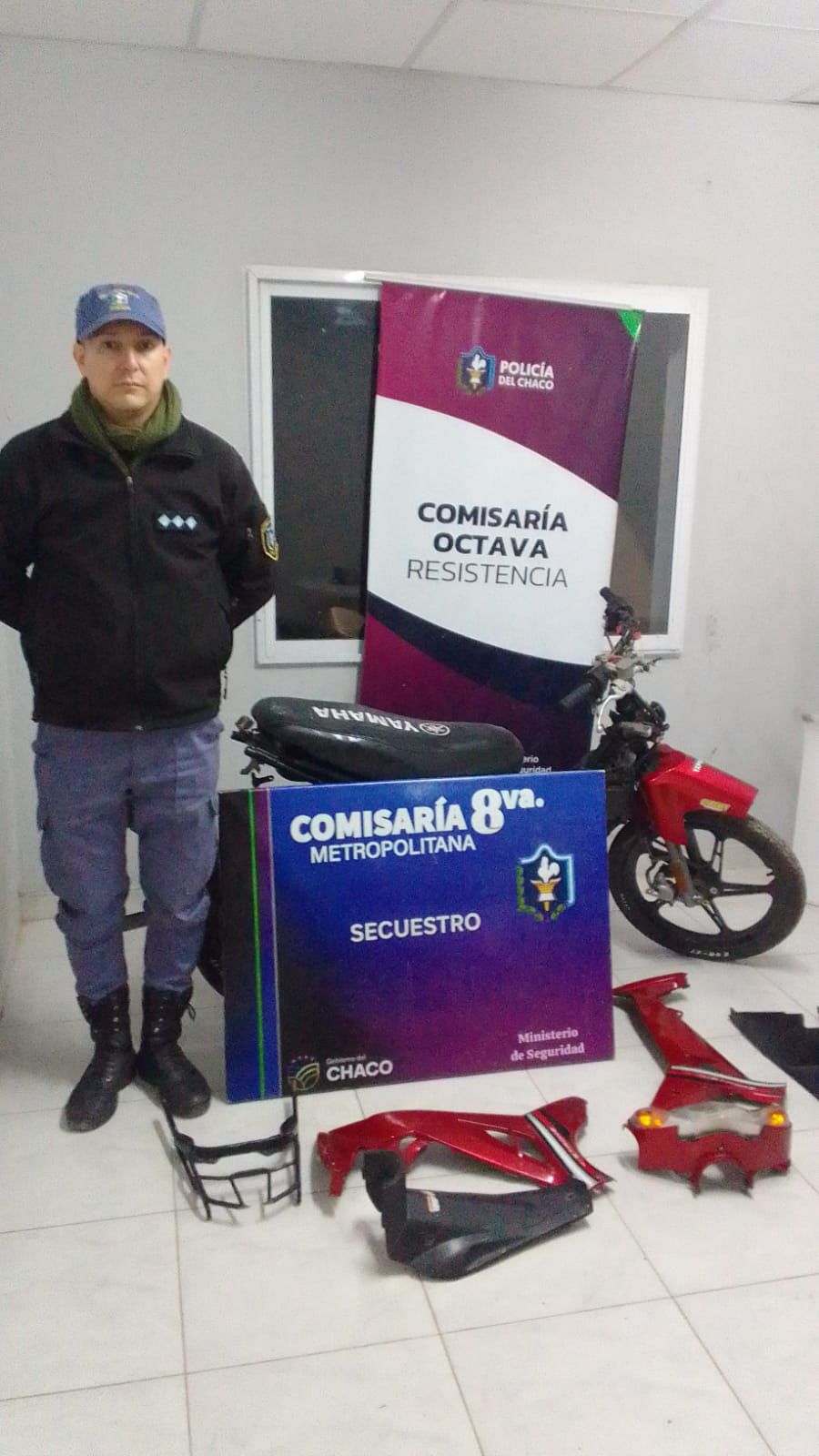 Resistencia: efectivos recuperaron una motocicleta tras un procedimiento*